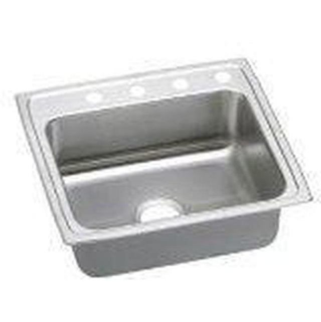 Elkay - 18 Gauge Stainless Steel 22'' x 19.5'' x 5'' Single Bowl Drop-in Kitchen Sink