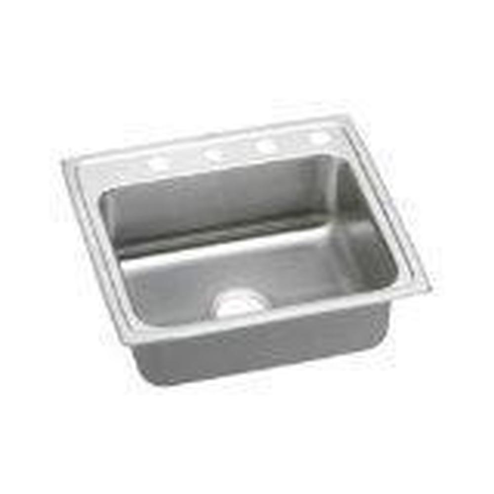Elkay - 18 Gauge Stainless Steel 22'' x 19.5'' x 6'' Single Bowl Drop-in Kitchen Sink
