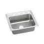 Elkay - 18 Gauge Stainless Steel 22'' x 19.5'' x 6'' Single Bowl Drop-in Kitchen Sink