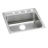 Elkay - 18 Gauge Stainless Steel 22'' x 22'' x 5'' Single Bowl Drop-in Kitchen Sink - Lustrous Satin
