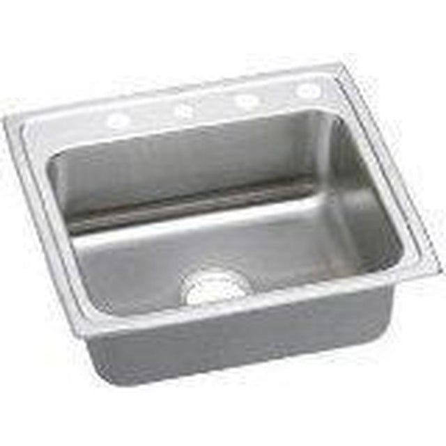 Elkay - 18 Gauge Stainless Steel 22'' x 22'' x 5'' Single Bowl Drop-in Kitchen Sink