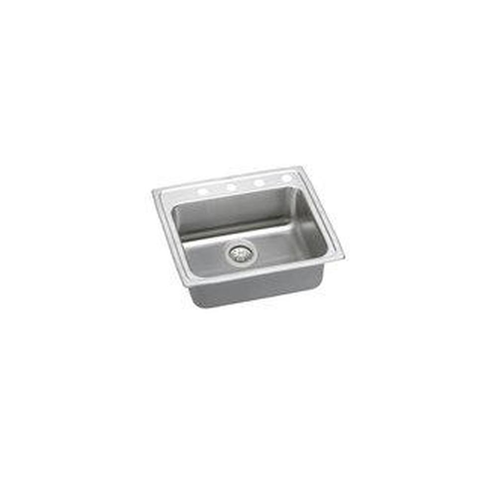 Elkay - 18 Gauge Stainless Steel 25'' x 21.25'' x 6.5'' Single Bowl Drop-in Kitchen Sink