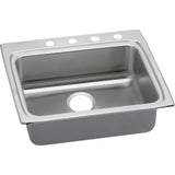 Elkay - 18 Gauge Stainless Steel 25'' x 22'' x 5.5'' Single Bowl Drop-in Kitchen Sink - Lustrous Satin