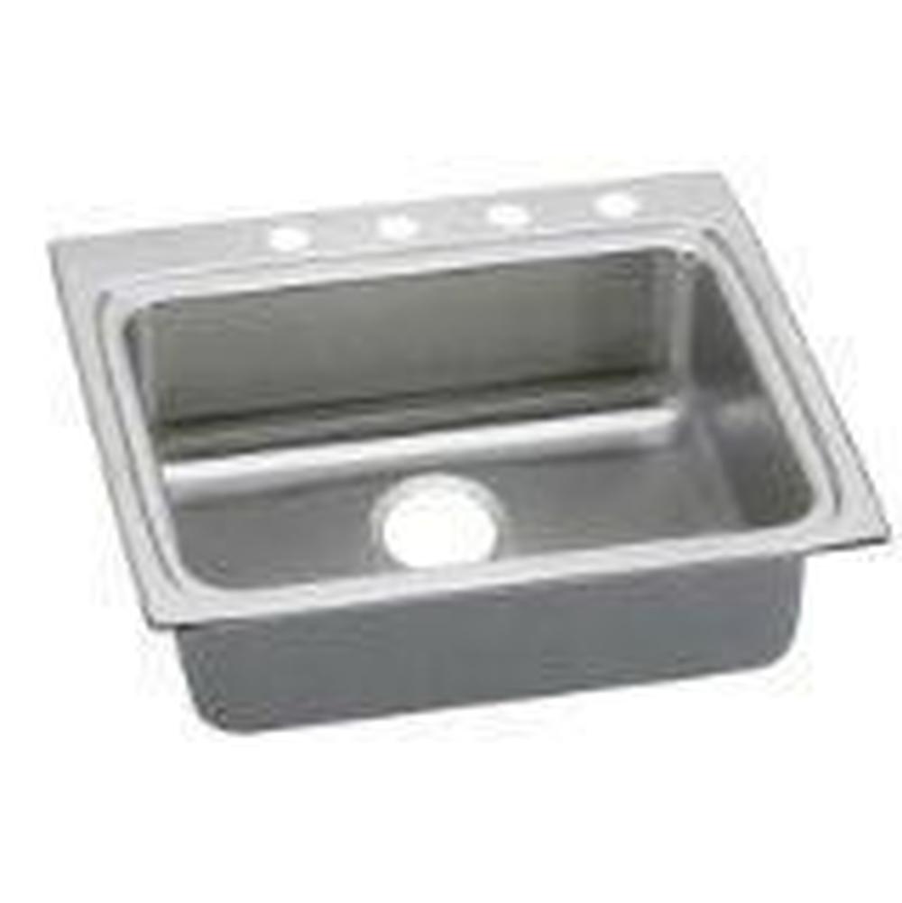Elkay - 18 Gauge Stainless Steel 25'' x 22'' x 6'' Single Bowl Drop-in Kitchen Sink