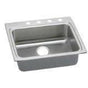 Elkay - 18 Gauge Stainless Steel 25'' x 22'' x 6'' Single Bowl Drop-in Kitchen Sink