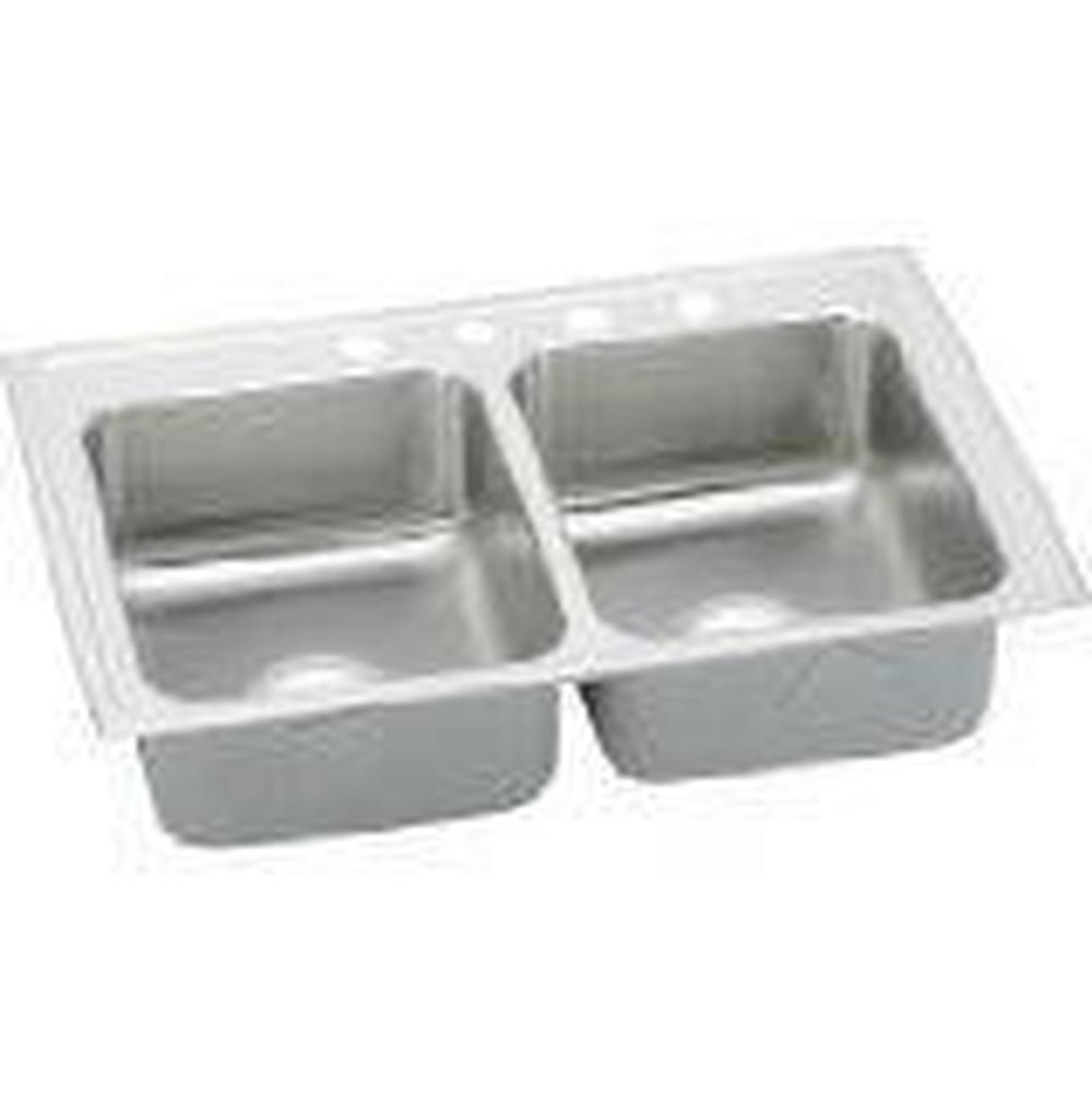 Elkay - 18 Gauge Stainless Steel 29'' x 18'' x 6.5'' Double Bowl Drop-in Kitchen Sink