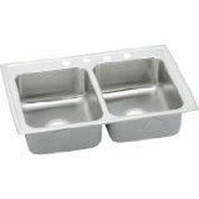 Elkay - 18 Gauge Stainless Steel 29'' x 18'' x 6.5'' Double Bowl Drop-in Kitchen Sink