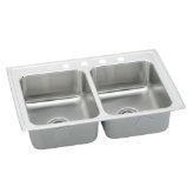 Elkay - 18 Gauge Stainless Steel 29'' x 22'' x 6.5'' Double Bowl Drop-in Kitchen Sink