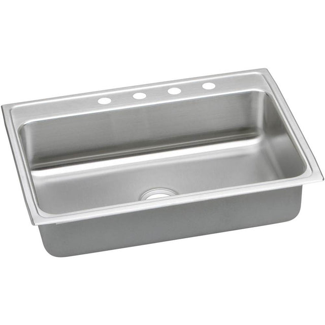 Elkay - 18 Gauge Stainless Steel 31'' x 22'' x 5.5'' Single Bowl Drop-in Kitchen Sink - Lustrous Satin
