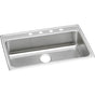 Elkay - 18 Gauge Stainless Steel 31'' x 22'' x 6.5'' Single Bowl Drop-in Kitchen Sink - Lustrous Satin