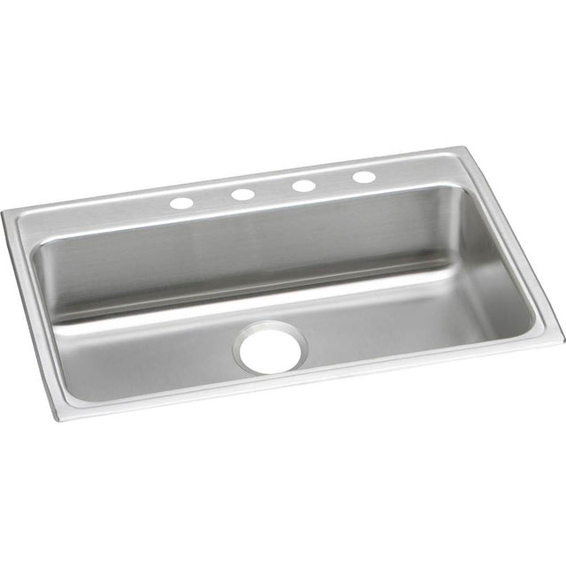 Elkay - 18 Gauge Stainless Steel 31'' x 22'' x 5'' Single Bowl Drop-in Kitchen Sink - Lustrous Satin