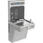 Elkay - ezH2O Bottle Filling Station, and Single High Efficiency Vandal-Resistant Cooler, Filtered Refrigerated Stainless - Stainless Steel