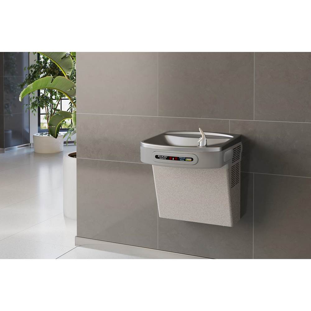 Cooler Wall Mount ADA Hands-Free Filtered Refrigerated, Light Gray Granite