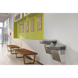 Versatile Cooler Wall Mount Bi-Level ADA Hands-Free, Filtered Refrigerated Stainless
