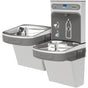Elkay - ezH2O Bottle Filling Station and Versatile Bi-Level ADA Vandal-Resistant Cooler, Filtered Refrigerated Stainless - Stainless Steel