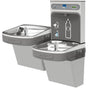 Elkay - ezH2O Bottle Filling Station and Versatile Bi-Level ADA Vandal-Resistant Cooler, Filtered Non-Refrigerated Light Gray - Light Gray Granite