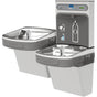 Elkay - ezH2O Bottle Filling Station and Versatile Bi-Level ADA Vandal-Resistant Cooler, Filtered Non-Refrigerated Stainless - Stainless Steel