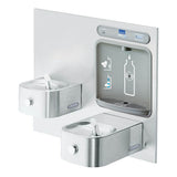 Elkay - ezH2O Bottle Filling Station with Integral Soft Sides Fountain, Filtered Non-Refrigerated Stainless - Stainless Steel