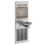 Elkay - ezH2O Bottle Filling Station with Integral SwirlFlo Fountain, Refrigerated Filtered Refrigerated Stainless - Stainless Steel