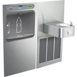 Elkay - ezH2O Bottle Filling Station and Soft Sides Single Fountain, Filtered Refrigerated Stainless - Stainless Steel