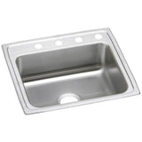 Elkay - 20 Gauge Stainless Steel 25'' x 21.25'' x 7.5'' Single Bowl Drop-in Kitchen Sink - Brushed Satin