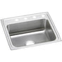 Elkay - 20 Gauge Stainless Steel 25'' x 22'' x 7.5'' Single Bowl Drop-in Kitchen Sink - Brushed Satin