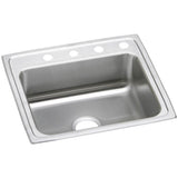 Elkay - 20 Gauge Stainless Steel 25'' x 22'' x 7.5'' Single Bowl Drop-in Kitchen Sink - Brushed Satin