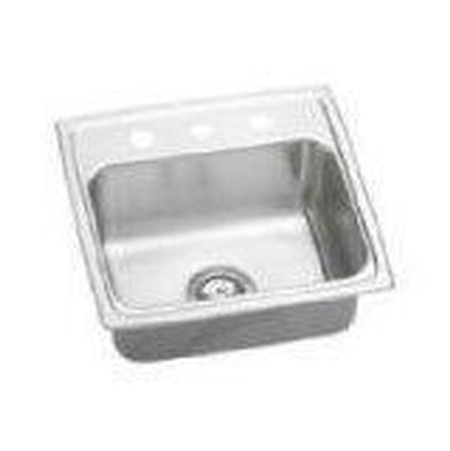 Elkay - 20 Gauge Stainless Steel 19.5'' x 19'' x 5.5'' Single Bowl Drop-in Kitchen Sink