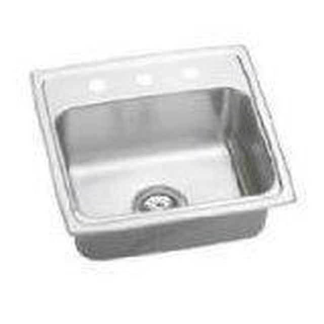 Elkay - 20 Gauge Stainless Steel 19.5'' x 19'' x 5.5'' Single Bowl Drop-in Kitchen Sink