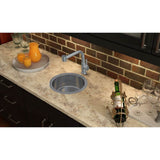 18 Gauge Stainless Steel 14.375'' x 14.375'' x 6'' Single Bowl Top Mount Bar/Prep Sink