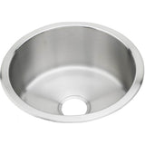Elkay - 18 Gauge Stainless Steel 14.375'' x 14.375'' x 6'' Single Bowl Top Mount Bar/Prep Sink - Lustrous Satin