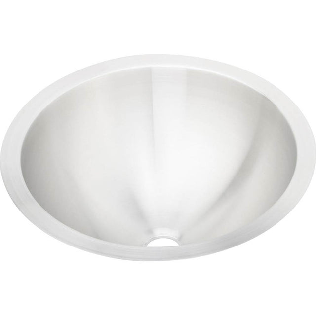 Elkay - 18 Gauge Stainless Steel 11.375'' x 11.375'' x 4.75'' Single Bowl Drop-in Bathroom Sink - Lustrous Satin