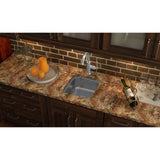 18 Gauge Stainless Steel 16'' x 18'' x 7.5'' Single Bowl Undermount Bar/Prep Sink