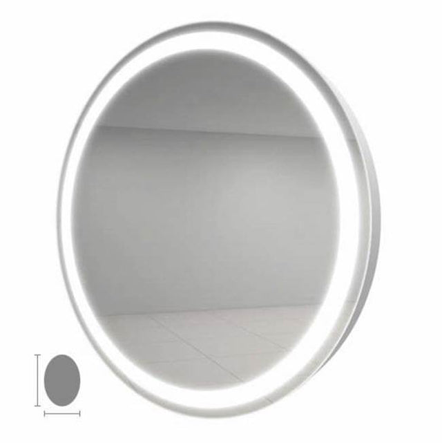 Electric Mirror - Eternity 21x30 Oval Lighted Mirror with AVA
