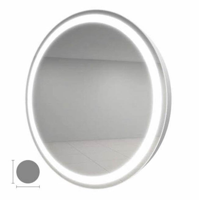 Electric Mirror - Eternity 30'' Round Lighted Mirror with AVA