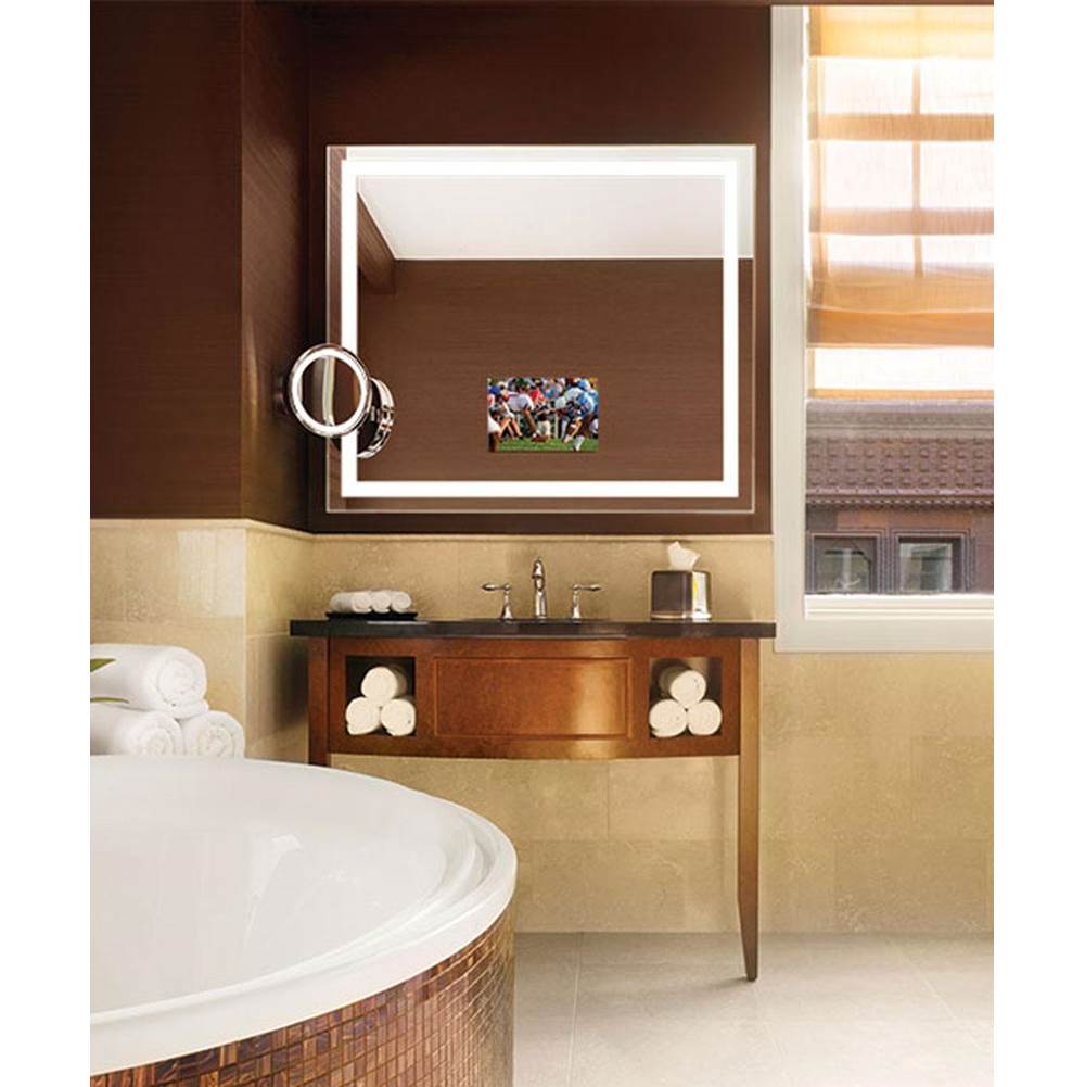 Electric Mirror - Integrity 48w x 42h Lighted Mirror TV with 15'' TV