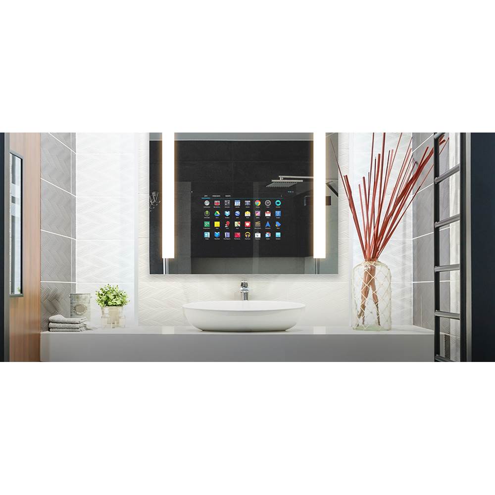 Electric Mirror - Loft 30w x 40h Mirror TV with 21.5'' TV and Spectrum