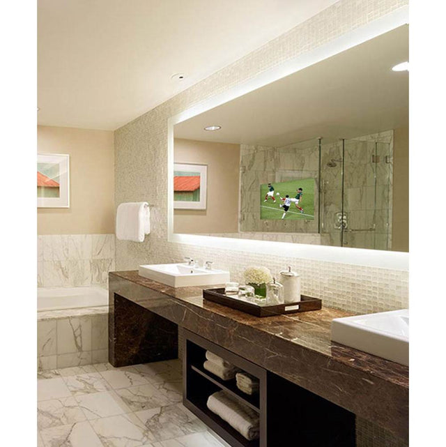 Electric Mirror - Silhouette 48w x 42h Lighted Mirror TV with 15'' TV