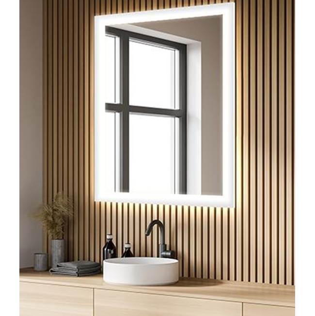 Electric Mirror - Silhouette 36x36 Lighted Mirror with Keen