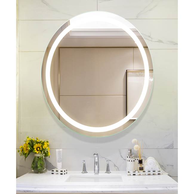 Eternity 36'' Round Lighted Mirror