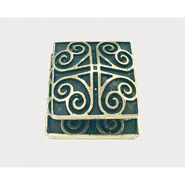 Emenee - Square Swirl Knob/Backplate