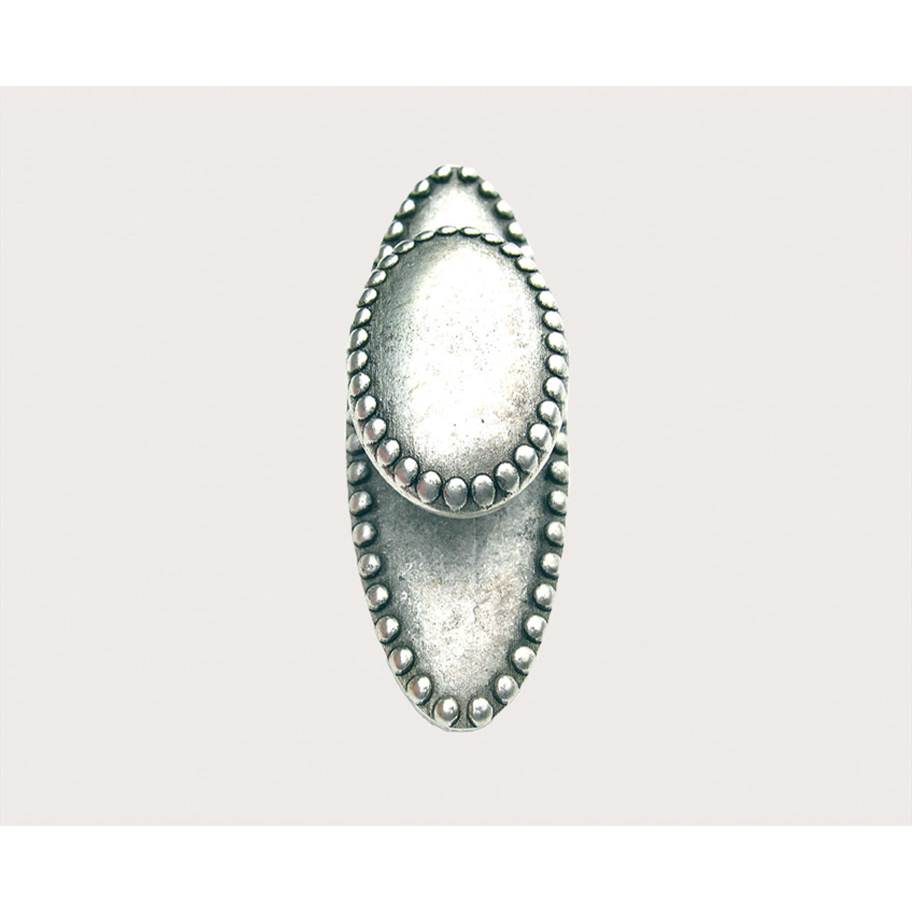 Emenee - Oval Beaded Pull w/Backplate