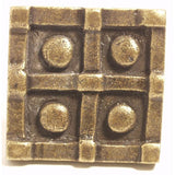 Emenee - 1-1/2'' Square Dotted Knob 1-1/2''