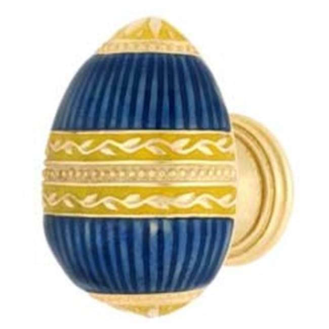 Emenee - Faberge Easter Egg Knob, Museum Gold - Museum Gold