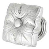 Emenee - Faberge Imperial Pelican Egg Stand Knob, Royal Silver - Royal Silver