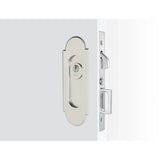Emtek - Keyed, Pocket Door Mortise Lock, No.8, US15 - Satin Nickel