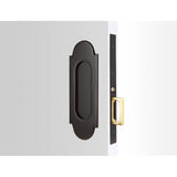 Emtek - Keyed, Pocket Door Mortise Lock, No.8, US4 - Satin Brass