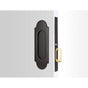 Emtek - Keyed, Pocket Door Mortise Lock, No.8, US4 - Satin Brass