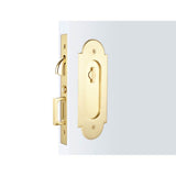 Emtek - Privacy, Pocket Door Mortise Lock, No.8, US15 - Satin Nickel