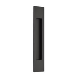 Emtek - Brass Modern Rectangular Flush Pull 10'', US19 - Flat Black
